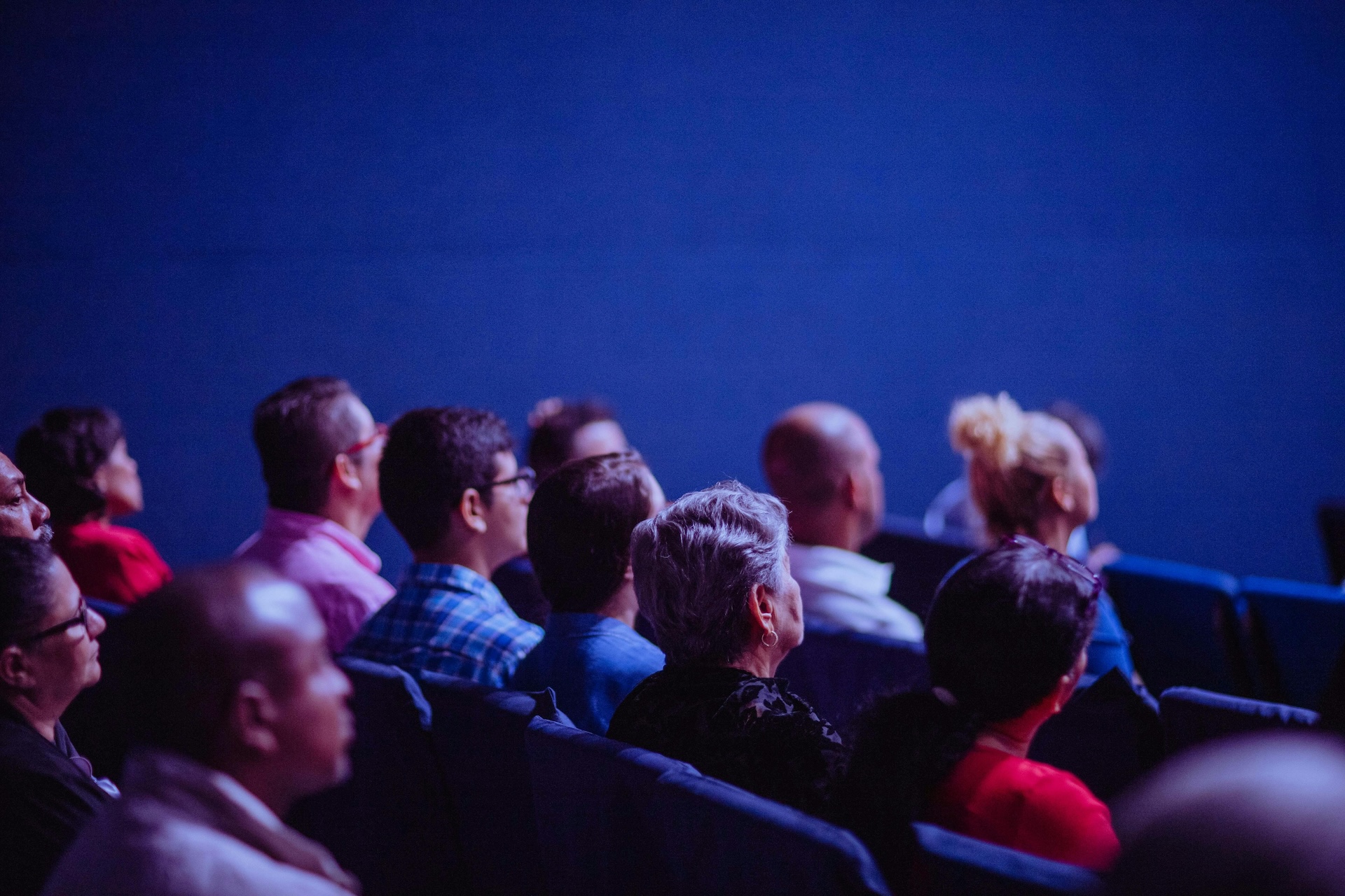 People attending a conference